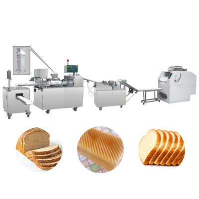 380v Auto Toast Bread Production Line 3kw Bakery Machines And Equipment
