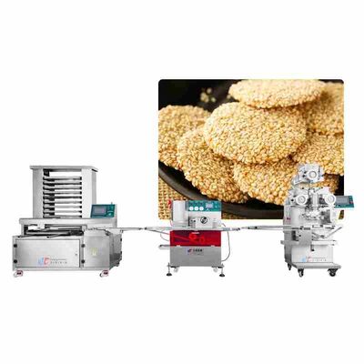 220V Industrial Puff Pastry Machine 90 Pcs/M Bakery Puff Making Machine