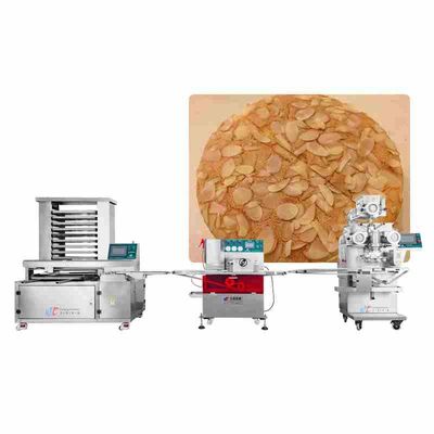 220V Industrial Puff Pastry Machine 90 Pcs/M Bakery Puff Making Machine