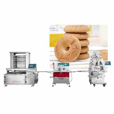 220V Industrial Puff Pastry Machine 90 Pcs/M Bakery Puff Making Machine