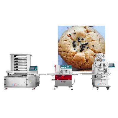 220V Industrial Puff Pastry Machine 90 Pcs/M Bakery Puff Making Machine