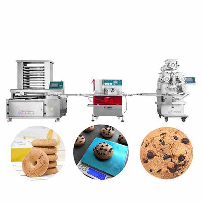 220V Industrial Puff Pastry Machine 90 Pcs/M Bakery Puff Making Machine