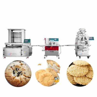 220V Industrial Puff Pastry Machine 90 Pcs/M Bakery Puff Making Machine