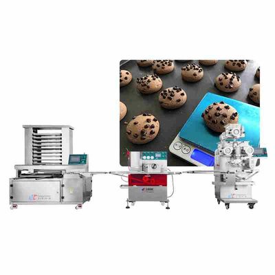220V Industrial Puff Pastry Machine 90 Pcs/M Bakery Puff Making Machine