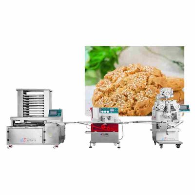 220V Industrial Puff Pastry Machine 90 Pcs/M Bakery Puff Making Machine