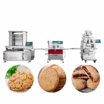 220V Industrial Puff Pastry Machine 90 Pcs/M Bakery Puff Making Machine