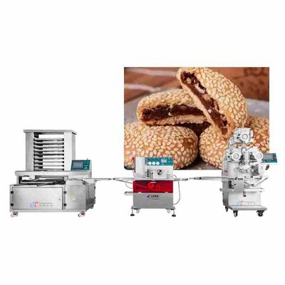 220V Industrial Puff Pastry Machine 90 Pcs/M Bakery Puff Making Machine